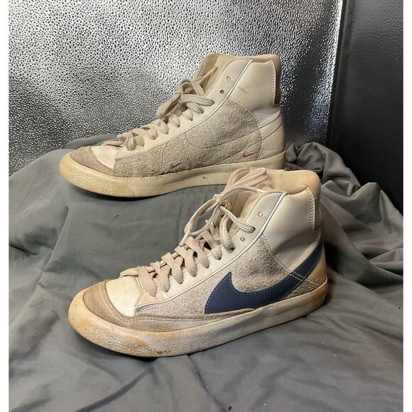 Nike Other - Nike Blazer Mid 77 Athletic‎ Basketball Sneaker Boys 4Y White FB9125-100